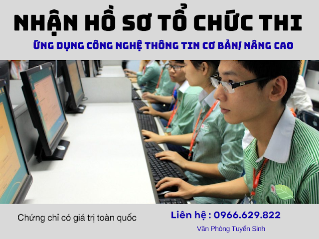 Học và thi công nghệ thông tin ở đâu?