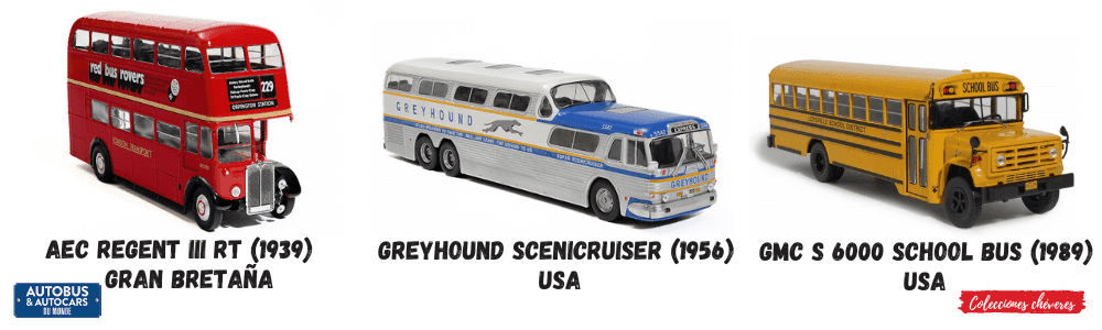 collection autobus autocars du monde 1:43 hachette