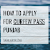 Punjab Curfew e pass | curfew pass | How to apply for Curfew pass Punjab