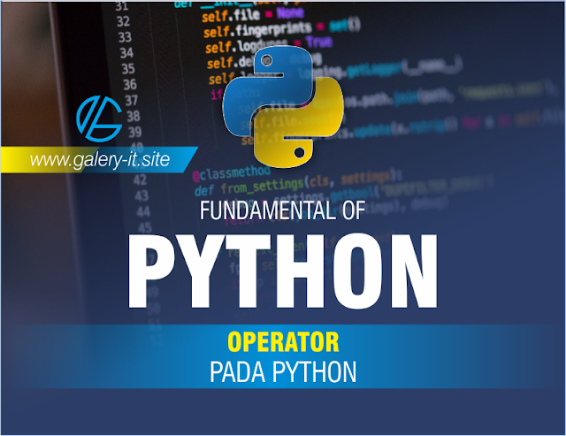 Pada Bahasa Pemrograman Python | Belajar Python Dasar