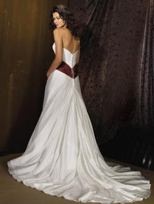 Allure Bridals wedding dresses, strapless dress