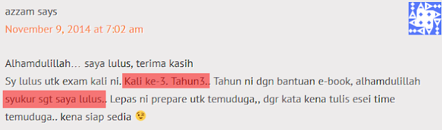 Bagaimana pengalaman calon PTD Dedah Sumber Rujukan Untuk 