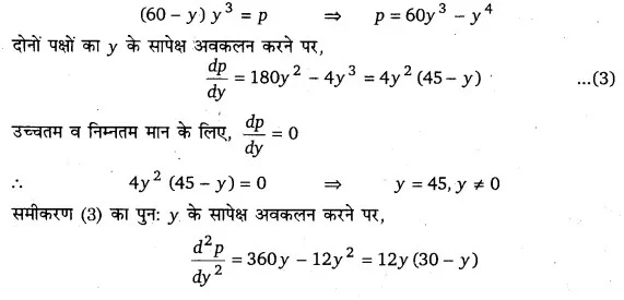 Solutions Class 12 गणित-I Chapter-6 (अवकलज के अनुप्रयोग)