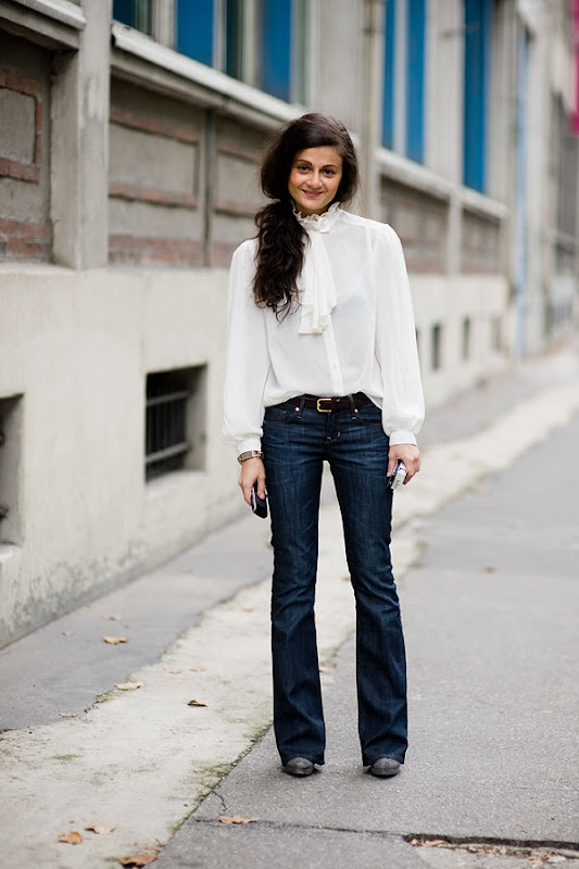 bootcut jeans street style