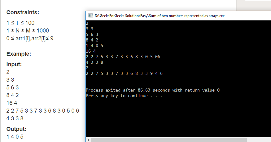Geeksforgeeks Solution For 