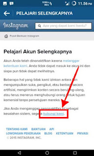 Cara Mengembalikan Akun Instagram Yang Di Blokir Dengan Mudah