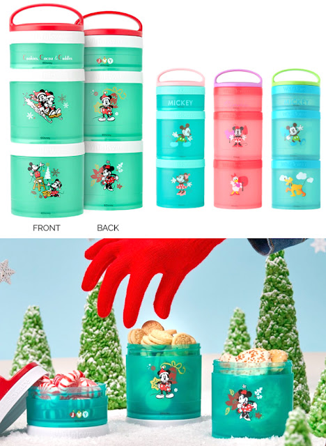 whiskware snacking containers, disney snack cups, pixar cups, mickey and minnie mouse snacks