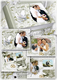 Wedding frames PNG