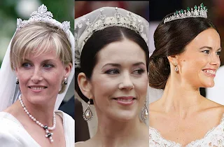 Royal brides wearing brand new wedding tiaras