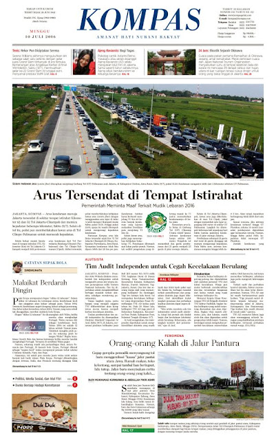 Kompas Edisi Minggu 10 Juli 2016