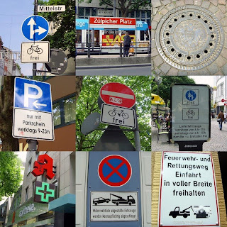 signs in Cologne