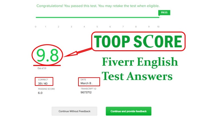 Fiverr English Language Test 2023—Answered!