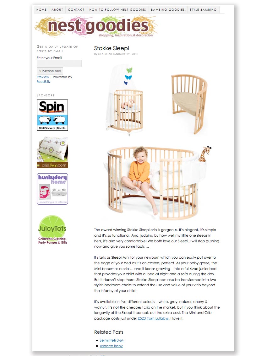 Stokke Sleepi Love Nest Goodies