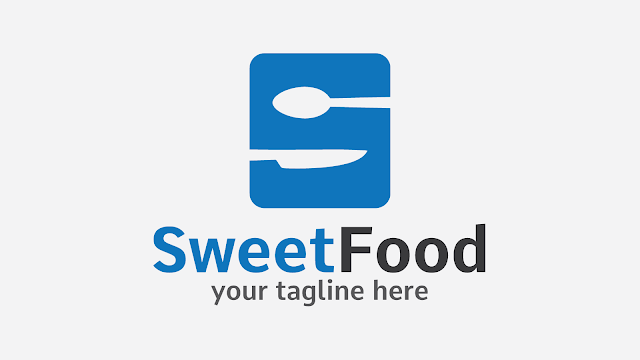 sweetfood free business logo design template restaurant