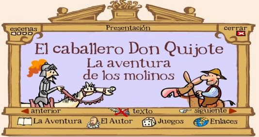 http://nea.educastur.princast.es/quixote/index2.htm