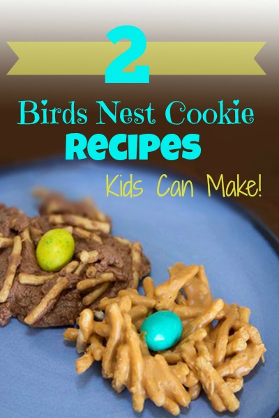 Kids can Make these 2 Yummy Birds Nest Desserts