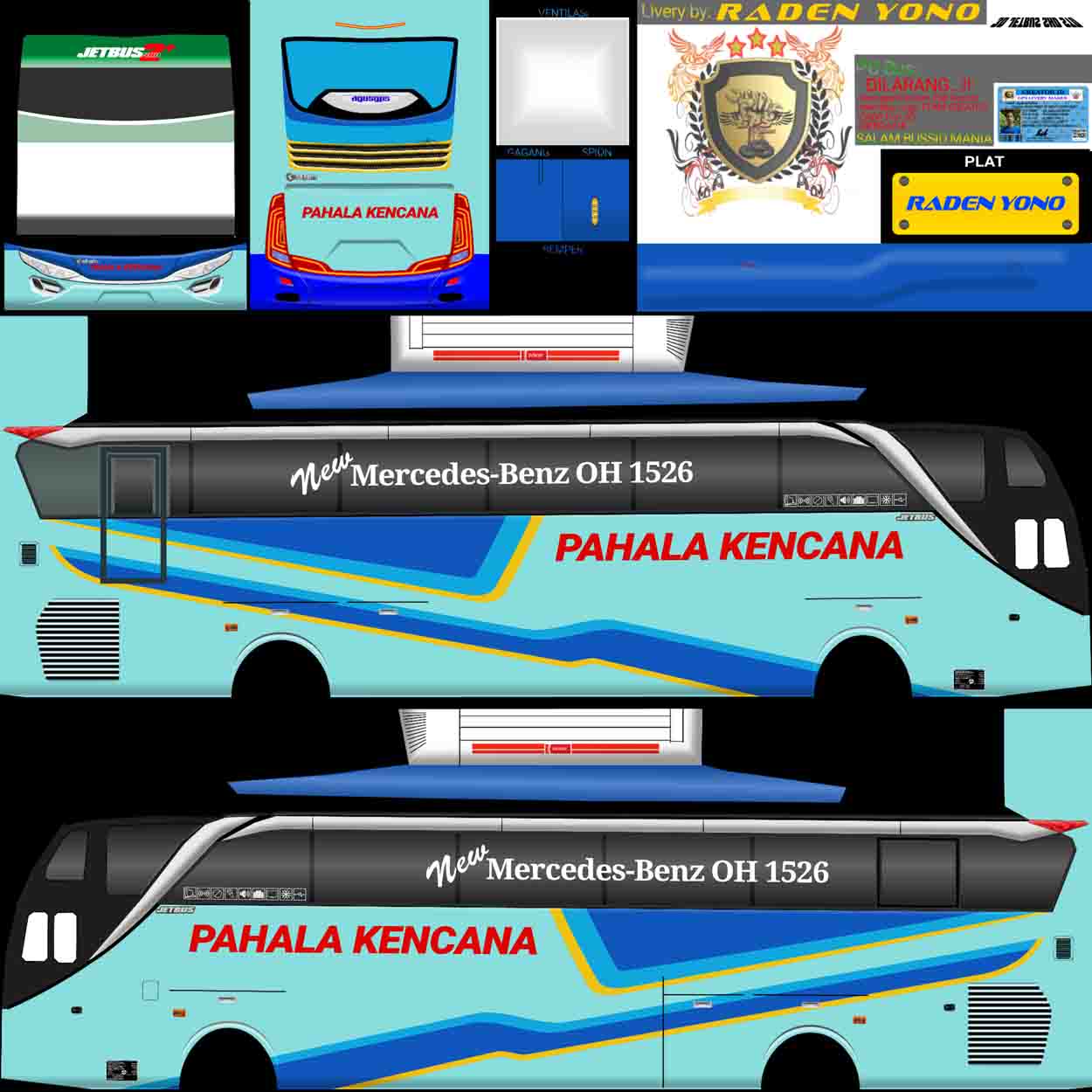 livery bus pahal kencana lawas