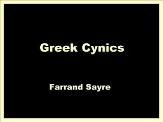 Greek Cynics by Farrand Sayre