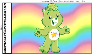 Care Bears Party Free Printable Labels.