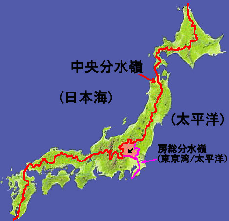 釜ケ原 かまがはら 探訪 釜ケ原 鎌ヶ谷 の位置 分水嶺 利根川の東遷など