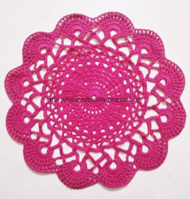 Download Raji's Craft Hobby: Free Crochet Doily Pattern