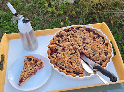 Rustikaler Zwetschen-Streusel-Kuchen