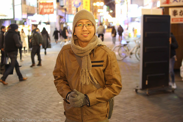 Renz Cheng in Dotonbori, Osaka, Japan