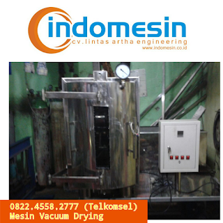 Mesin Vacuum Drying (Pengering Vakum - Vacuum Dryer) – Mesin Baru – INDOMESIN – Aneka Toko Mesin, 0822.4558.2777 (Telkomsel)