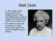 Imitation of Mark Twain's style of writing :