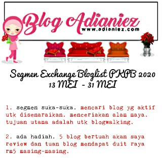 Segmen Exchange Bloglist PKPB 2020 by Blog Adianiez