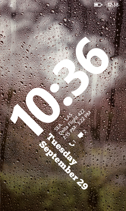 Windows Phone 8.1 Interactive Lock Screen Themes