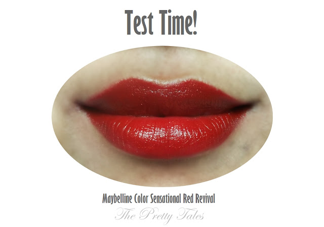 maybelline color sensational red revival review test