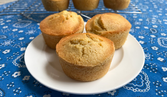 Food Lust People Love: These buttermilk sourdough cornbread muffins are fluffy and buttery with a hint of coconut flavor from two tablespoons of coconut oil. They make a great breakfast or snack but go equally well served with chili or stew.