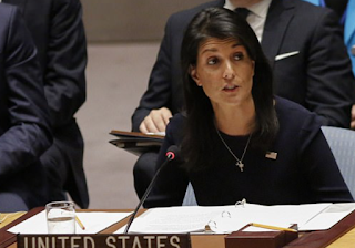 'Enough is enough!' UN ambassador Nikki Haley warns Security Council that Kim Jong-Un is 'begging for war' with 'abusive use of missiles'