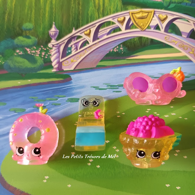 Mes figurines Shopkins série 7 summer pool party.