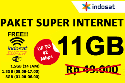 Harga terbaru paket data Internet dan Blackberry Indosa