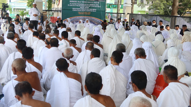 Simulasi Massal Manasik Haji Tahun 2023, Bupati Wajo Semangati Jemaah Calon Haji 