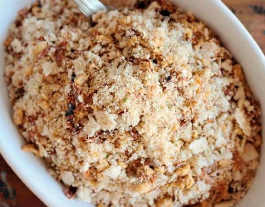 Crispy soy crumb recipe