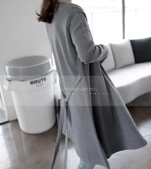 V-Neck Robe Cardigan