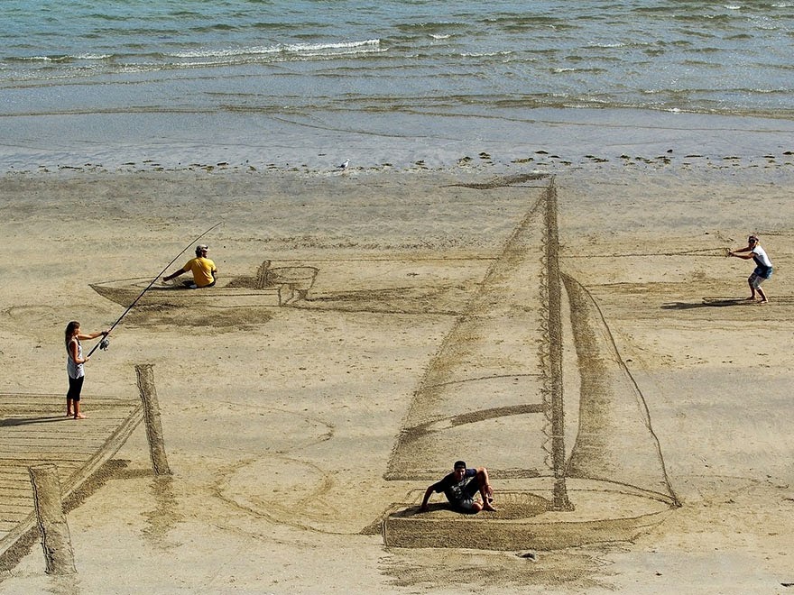 Amazing 3D Beach Art