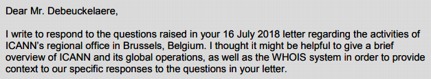  Marby Letter re ICANN Brussels regional office activities