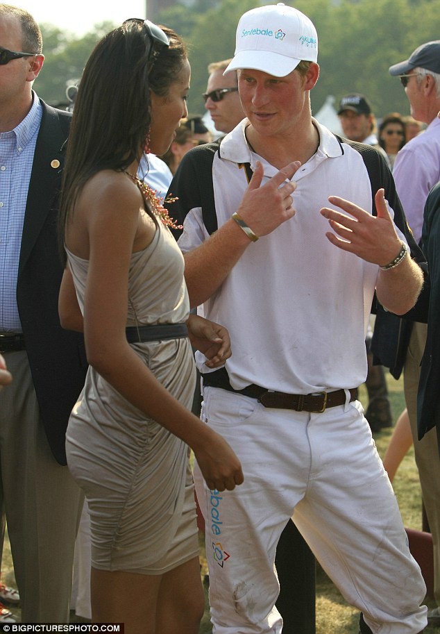 prince harry polo. Polo pin-up: Harry chats to an