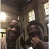 PDP Media Officer, Deji Adeyanju Spotted with Buhari's Son, Yusuf (Photos)