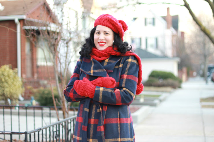 A Vintage Nerd, Retro Fashion Blog, Retro Lifestyle Blog, Modcloth Plaid Coat, Retro Winter Fashion Inspiration