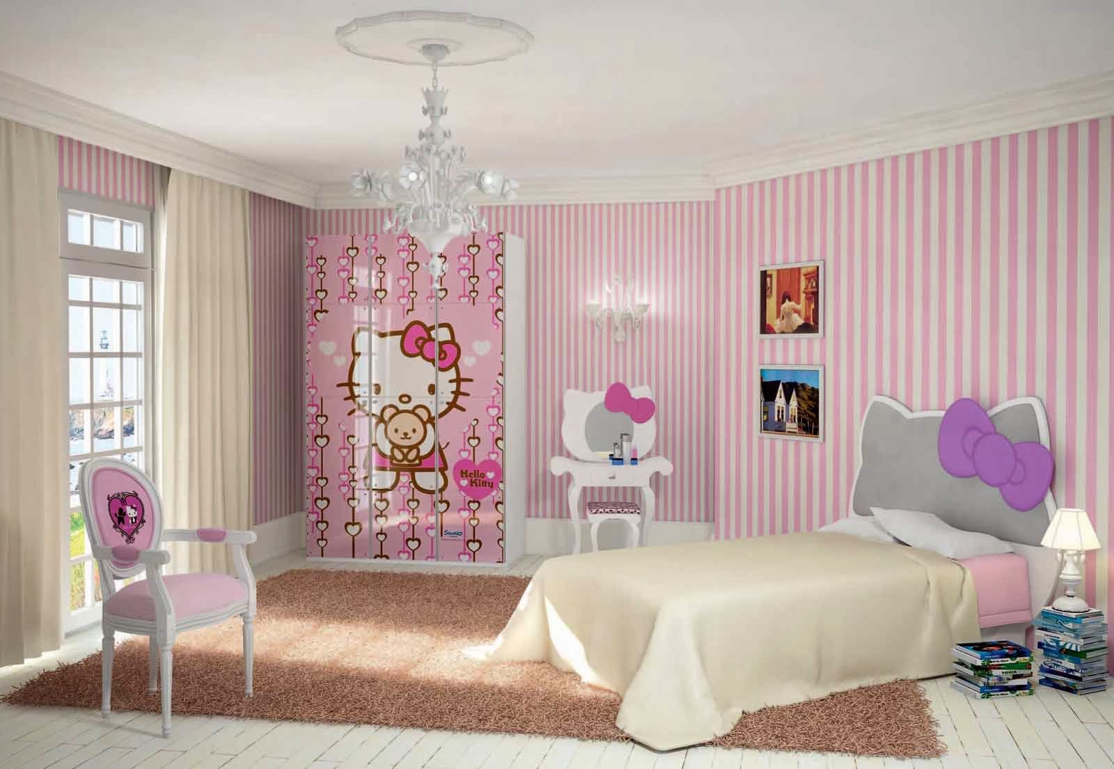 Desain Ruang Kamar Tidur Minimalis Untuk Anak Perempuan