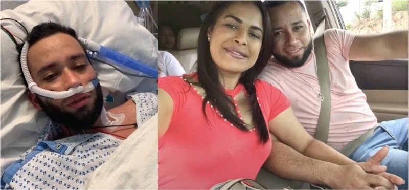 Joven dominicano que agoniza en hospital de Nueva Jersey clama por visa humanitaria para ver su esposa 