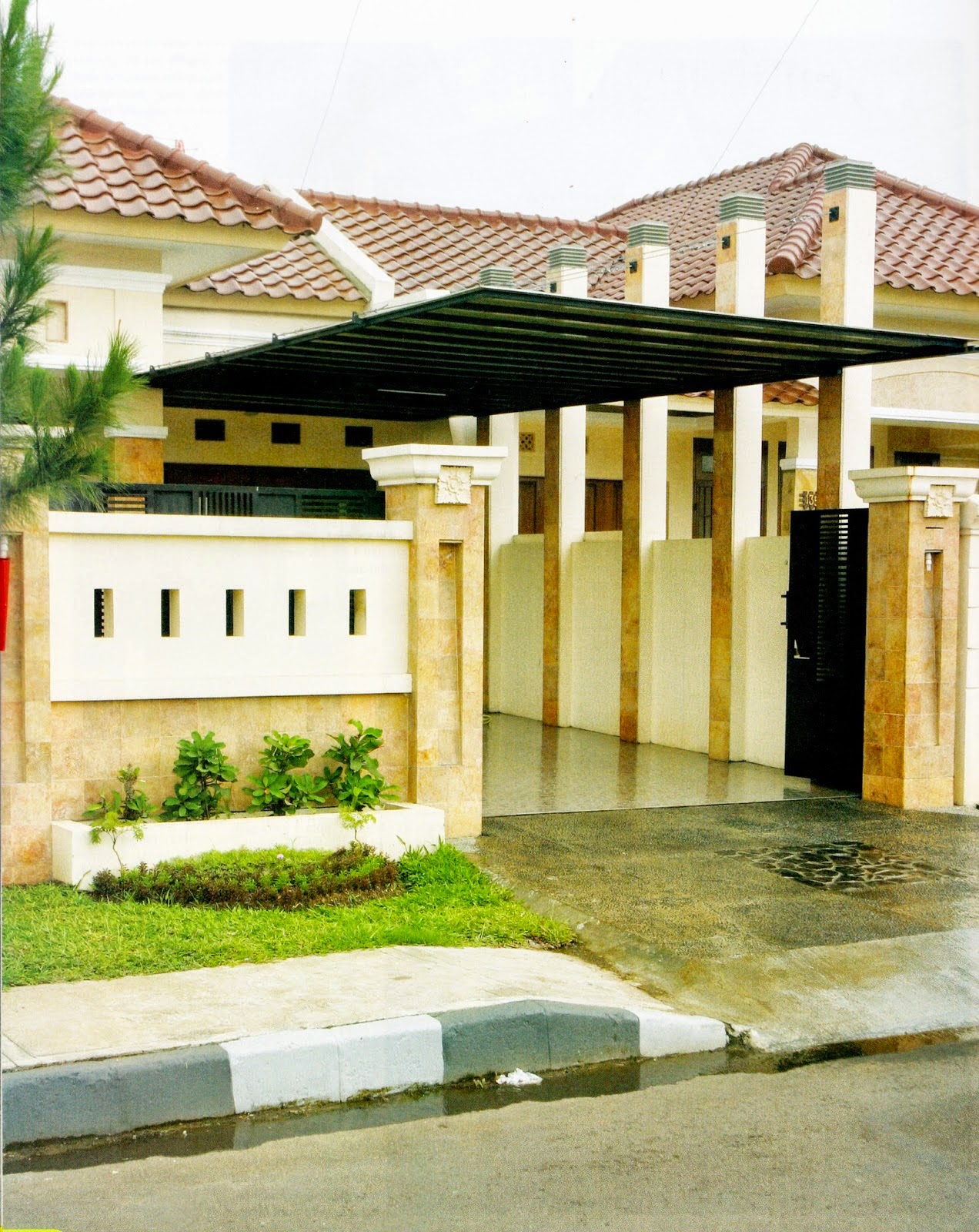 Gambar Bentuk Carport Rumah Minimalis Modern Nan Futuristik