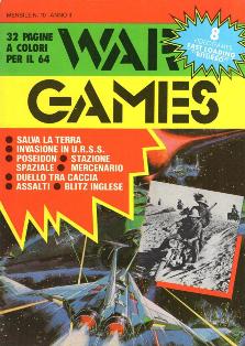 War Games 10 - Maggio 1987 | CBR 215 dpi | Mensile | Computer | Programmazione | Commodore | Videogiochi
Numero volumi : 31
Cari commandos, marines, guerrafondai, amanti dello «sparaspara» è arrivato finalmente il vostro momento. Vi offriamo da questo mese la possibilità di dare sfogo a tutte le voglie represse che vi portate dietro fin da bambini, quando avete avuto per la prima volta un mitra in mano o una semplice pistola da cowboy. War Games è stata studiata apposta per coloro che nei videogiochi cercano un momento di... guerra dopo troppi di pace. Bando alle gare di atletica o di pallone, a morte gli spaziali o le avventure. Affidiamo la nostra fantasia alle battaglie navali, terrestri o nel cielo dove le pale degli elicotteri solcano soltanto i confini della vostra fantasia. Ma War Games non vuol essere soltanto un'occasione di divertimento. Vuole essere pure il primo vero tentativo di offrire a un pubblico vastissimo i videogiochi di strategia, un settore che in molte altre nazioni è da tempo ai vertici degli interessi dei giovani ma non solo di loro. Crediamo che il nostro sforzo sarà premiato dal vostro interesse e quindi vi invitiamo a gustarvi tutta la rivista.