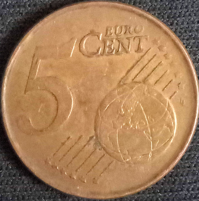 Ireland 5 Euro Cents Circulated Coin 