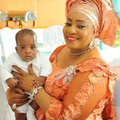 Photos: Senator Ita.Giwa dedicates first grandchild in grand style